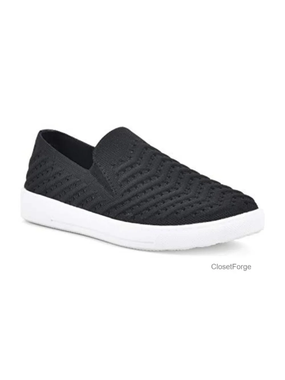 Women's Stretch-Knit Slip-On Sneaker Cushioned Flat Casual